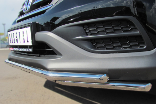 Фото Защита переднего бампера d42/42 (секции) HONDA CR-V 2.0 2013-2015
