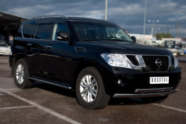 Фото Пороги труба d42 NISSAN Patrol 2010-2013