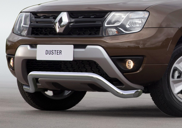 Фото Защита переднего бампера d57 волна Renault Duster 2015-