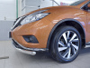 Фото Защита переднего бампера d63 секция NISSAN MURANO 2016