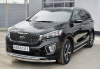 Фото Пороги труба d63 (вариант 1) KIA SORENTO PRIME CRDI 2015-2018