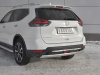 Фото Защита заднего бампера d75х42 дуга NISSAN X-TRAIL (T32) 2018-
