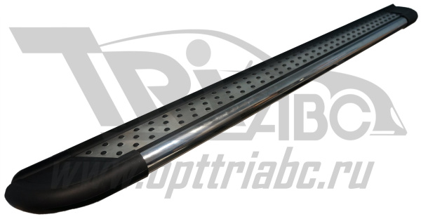 Фото Пороги алюминиевые (Topaz) Hyundai Tucson (2015-) / Kia Sportage (2016-)