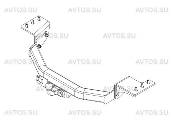 фото Фаркоп AvtoS для TOYOTA Fortuner II 2018-