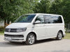 Защита переднего бампера d42 секция-d42секция VOLKSWAGEN Caravella Transporter T6 2016 (длинная база)
