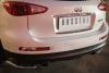 Фото Защита заднего бампера уголки d42 (секции) INFINITI QX 50 2014-2016