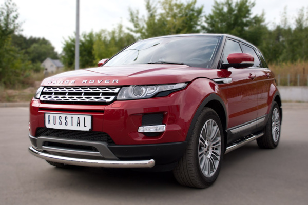 Фото Защита переднего бампера D63 LAND ROVER Range Rover Evoque Prestige u Pure 2011-2017