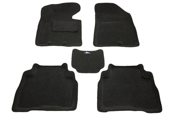 Автомобильные 3D коврики Боратекс для Kia Sorento II рестайлинг 2012 –, ворсовые