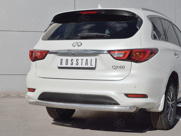 Фото Защита заднего бампера d76 дуга INFINITI QX60 2016-