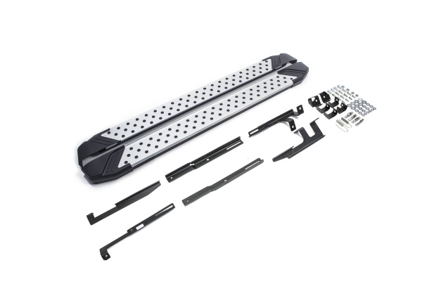 Фото Пороги алюминиевые Rival "Bmw-Style" для Mazda CX-5 2011-2015-2017