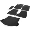 Комплект ковриков салона и багажника Rival для Ford Focus III седан 2011-2019, полиуретан, с крепежом, с перемычкой, 6 шт., K11801003-4