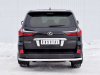 Защита заднего бампера d63 секции LEXUS LX450d-LX570 2015 (кроме F-Sport)