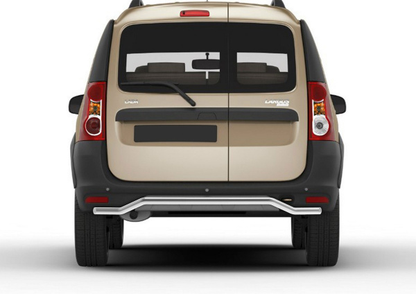 Фото Защита заднего бампера d42 волна Lada Largus Cross 2014-