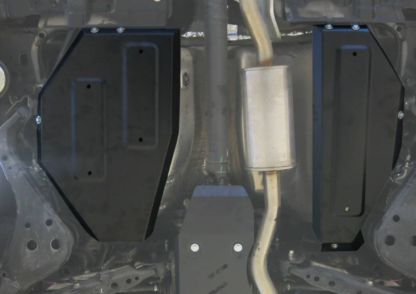 Фото Защита топливного бака Автоброня для Nissan Qashqai 4WD V - 2,0 2014-2015