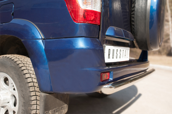 Фото Защита заднего бампера d63 (дуга) UAZ Patriot 2014