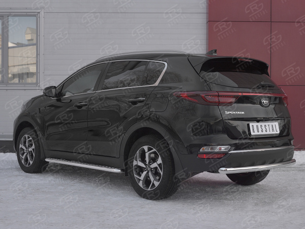 Фото Защита заднего бампера d63 дуга KIA SPORTAGE 2018-