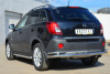 Фото Защита заднего бампера d63 (секции) d42 (уголки) OPEL ANTARA 2012-