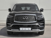 Защита переднего бампера d76 секции-d42 секции INFINITI QX80 2018-
