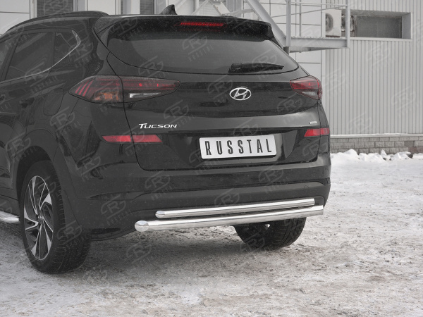 Фото Защита заднего бампера d63 дуга-d42 дуга HYUNDAI TUCSON 2018-