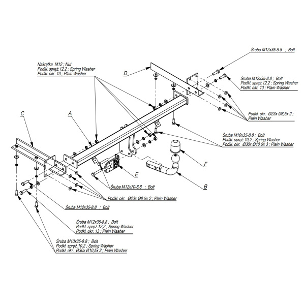 фото Фаркоп Imiola для Opel Astra «H» "универсал" (2004-2014)