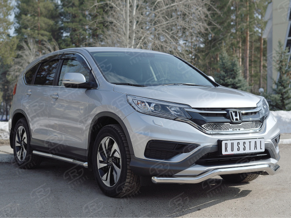 Фото Защита переднего бампера d63 волна HONDA CR-V 2015-2016 2.0
