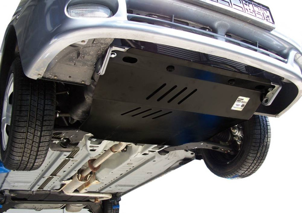 Фото Защита картера и КПП Автоброня для Chevrolet Lanos, МКПП, V - 1,5 2005-