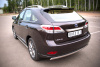Фото Защита заднего бампера d75х42 овал Lexus RX270/350/450 2009-2012