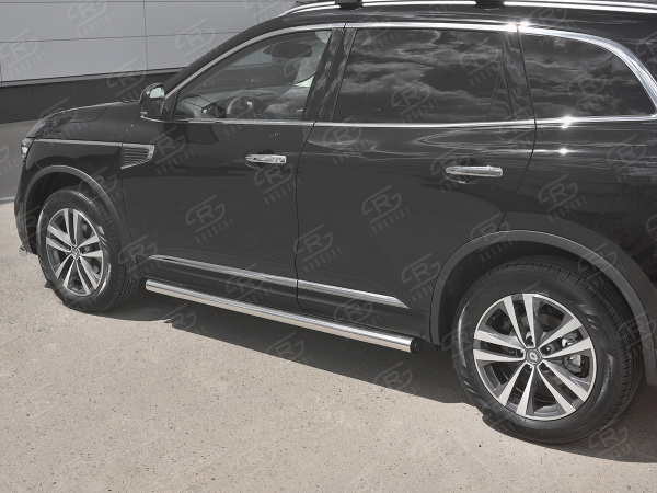 Фото Пороги труба d63 (вариант 2) RENAULT KOLEOS 2017-