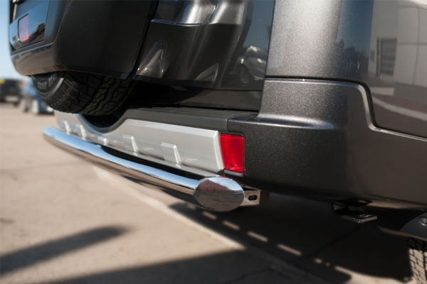 Фото Защита заднего бампера d76 (дуга) MITSUBISHI Pajero 4 2014-