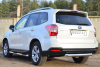 Пороги труба d76 с накладкой (вариант 2) (без брызговиков) SUBARU Forester 2013-
