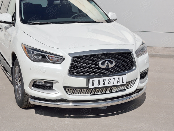 Фото Защита переднего бампера d76 дуга INFINITI QX60 2016-
