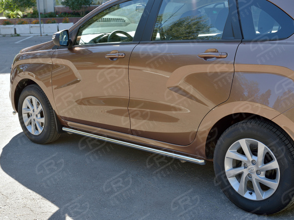 Фото Пороги труба d42 (вариант 1) LADA XRay 2015