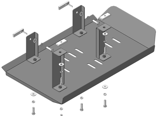 Фото Защита Мотодор для Volkswagen Transporter/Caravelle T6 2015-