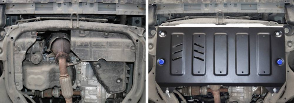 Фото Защита картера и КПП Автоброня для Changan Eado, V - 1,6 2013-