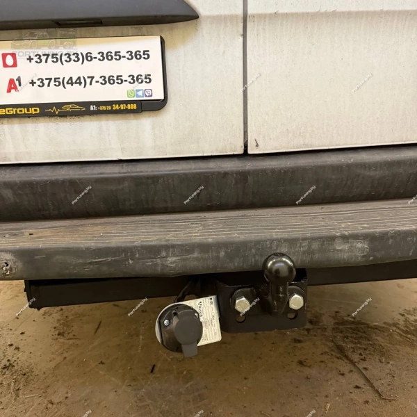 фото Фаркоп AvtoS (Россия) для Mercedes Sprinter III «со ступенькой» (2018-)