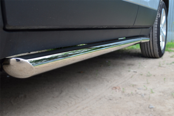 Фото Пороги труба d63 (вариант 1) OPEL MOKKA 2013-