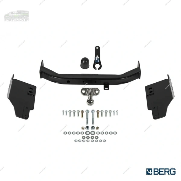 фото Фаркоп BERG (Россия) для Toyota Land Cruiser Prado 150 (Black Onyx) «2 и 3 рестайлинг» (2017-2024)