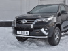 Фото Защита переднего бампера d63 секции TOYOTA FORTUNER 2017-