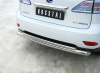 Защита заднего бампера d76/42 Lexus RX270/350/450 2009-2012