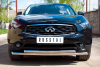 Защита переднего бампера d63/63 INFINITI FX 37-QX70 2010-