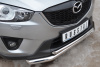 Фото Защита переднего бампера d63 (секции) d42 (дуга) MAZDA CX-5 2011-2016