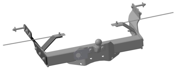 Фаркоп Bosal - Oris - Weso для Ford Transit VI (2000-2006), со ступенькой