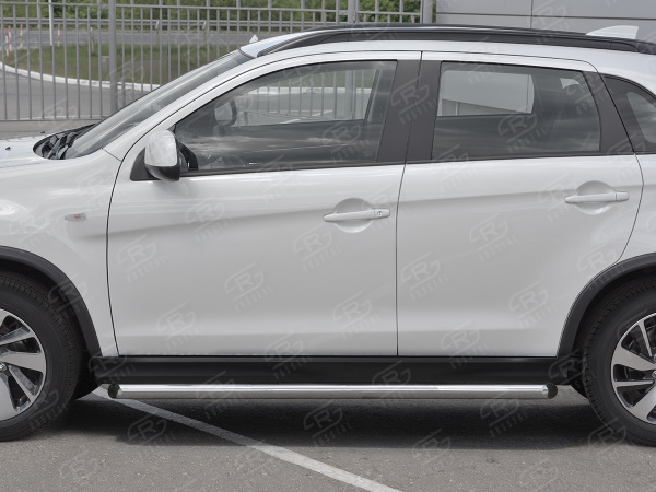 Фото Пороги труба d63 секции (вариант 1) MITSUBISHI ASX 2017-