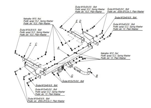 фото Фаркоп IMIOLA для Renault Clio II «седан» (1998-2010)