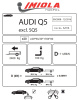 Фаркоп Imiola для Audi Q5 (2008-2017), "кроме SQ5"