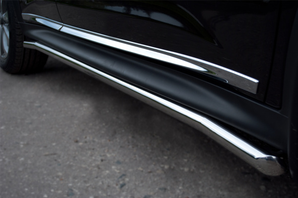 Фото Защита порогов d42 NISSAN Juke 4х4 2010-2014