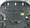 Фото Защита Motodor для картера и КПП RENAULT Latitude (CVT) (2010 по наст.)
