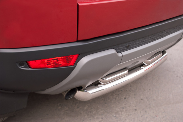 Фото Защита заднего бампера d76_42х2 (дуга) LAND ROVER Range Rover Evoque Prestige u Pure 2011-2017