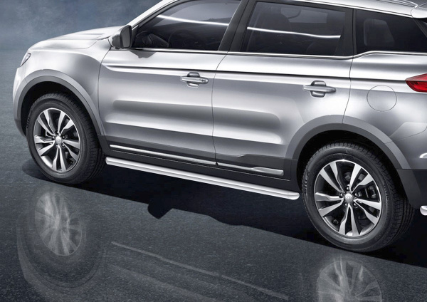 Фото Защита порогов d57 Geely Atlas 2018-