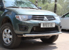 Фото Защита переднего бампера d76 MITSUBISHI L200 2010-2013